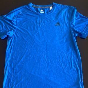 Large Addidas Climalite blue t-shirt